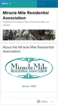 Mobile Screenshot of miraclemilela.com