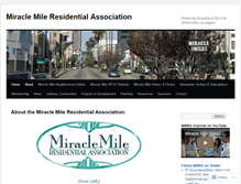 Tablet Screenshot of miraclemilela.com
